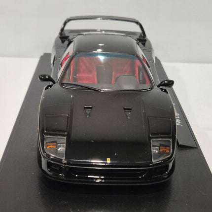 Ferrari F40 Lightweight 1990 1:18 Diecast Model KK Scale Nero Black Classic Supercar Collector Model