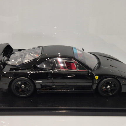 Ferrari F40 Lightweight 1990 1:18 Diecast Model KK Scale Nero Black Classic Supercar Collector Model