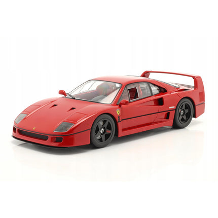 Ferrari F40 Lightweight 1990 Diecast Model Car 1:18 KK Scale Rosso Classic Ferrari Supercar – Custom Plates