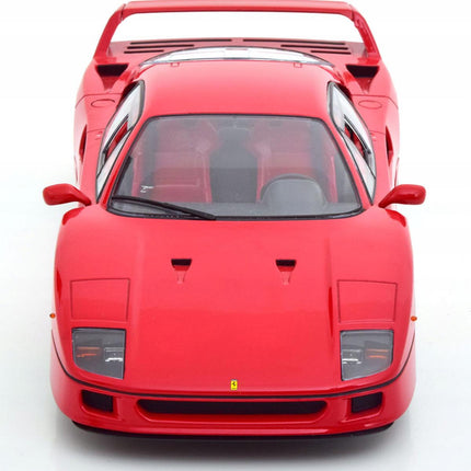 Ferrari F40 Lightweight 1990 Diecast Model Car 1:18 KK Scale Rosso Classic Ferrari Supercar – Custom Plates