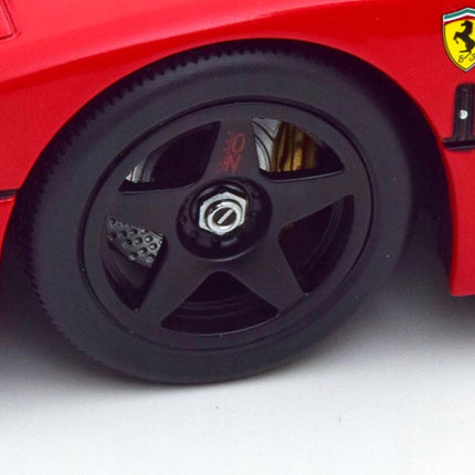 Ferrari F40 Lightweight 1990 Diecast Model Car 1:18 KK Scale Rosso Classic Ferrari Supercar – Custom Plates