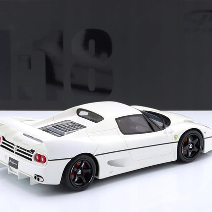 Ferrari F50 LBWK 2013 Diecast Model 1:18, White GT Spirit (Custom Plates)