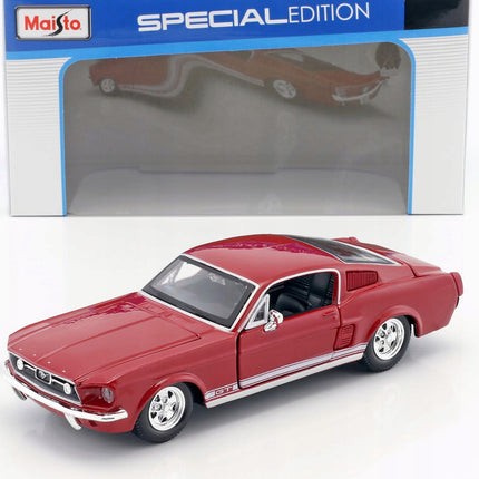 https://a.allegroimg.com/original/110531/6ee6fbe342cca4cb56e79c1c418d/Ford-Mustang-GT-Fastback-1967-Czerwony-Maisto-1-24-Metalowy-Model-Samochodu-Skala-skale-1-19-do-1-25