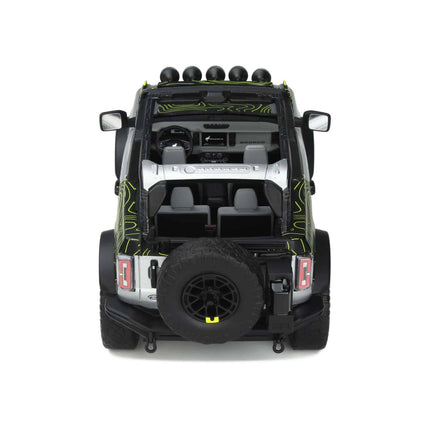 Ford Bronco RTR 2022 Silver Decor 1:18 Resin Model - Limited Edition SUV