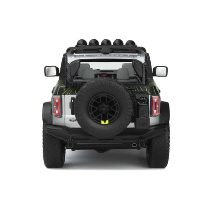 Ford Bronco RTR 2022 Silver Decor 1:18 Resin Model - Limited Edition SUV