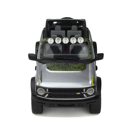 Ford Bronco RTR 2022 Silver Decor 1:18 Resin Model - Limited Edition SUV