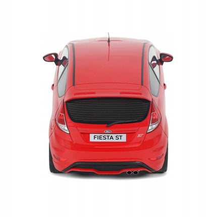 Ford Fiesta ST Mk7 Race Red OttOmobile 1:18 Scale Model (Personalized Plates)