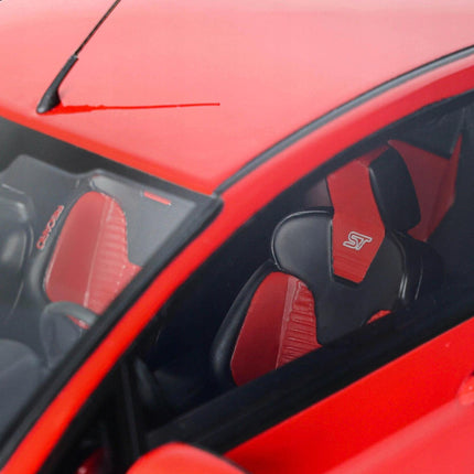 Ford Fiesta ST Mk7 Race Red OttOmobile 1:18 Scale Model (Personalized Plates)