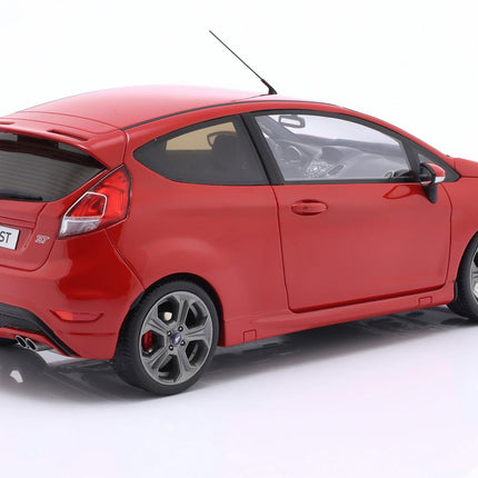 Ford Fiesta ST Mk7 Race Red OttOmobile 1:18 Scale Model (Personalized Plates)