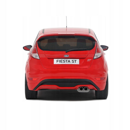 Ford Fiesta ST Mk7 Race Red OttOmobile 1:18 Scale Model (Personalized Plates)