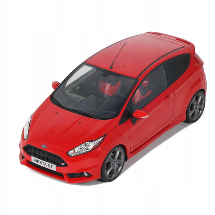 Ford Fiesta ST Mk7 Race Red OttOmobile 1:18 Scale Model (Personalized Plates)