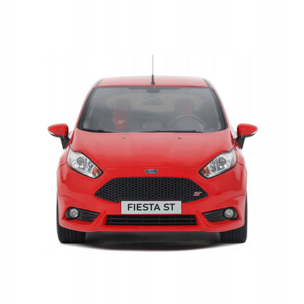 Ford Fiesta ST Mk7 Race Red OttOmobile 1:18 Scale Model (Personalized Plates)