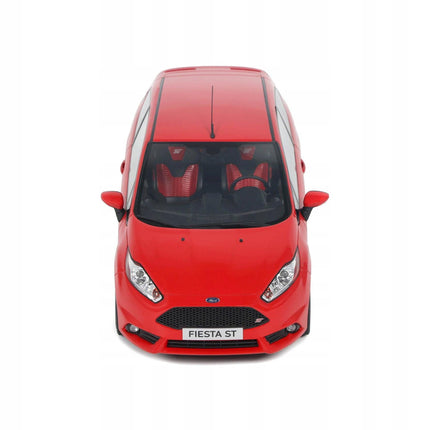 Ford Fiesta ST Mk7 Race Red OttOmobile 1:18 Scale Model (Personalized Plates)
