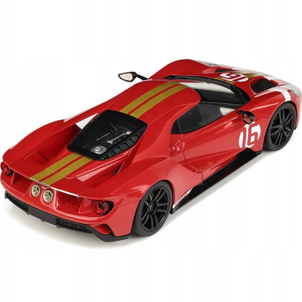Ford GT 64' Alan Mann Edition 2022 Diecast Model Car 1:18 - Personalized Plates