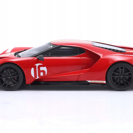 Ford GT 64' Alan Mann Edition 2022 Diecast Model Car 1:18 - Personalized Plates