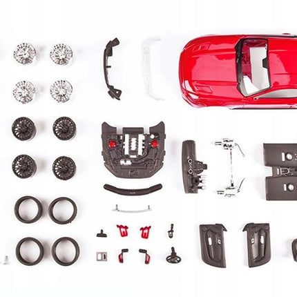 Ford Mustang GT 2015 1:24 Maisto Assembly Diecast Model Muscle Car with Custom Plates