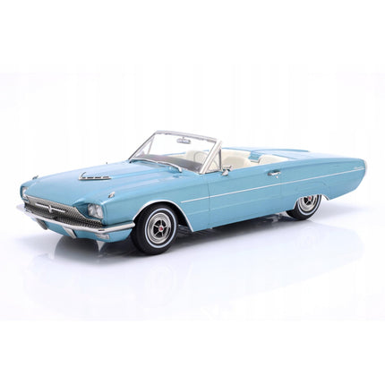 Ford Thunderbird Convertible 1966 1:18 Diecast Model KK Scale Blue Metallic Thelma and Louise Movie Car