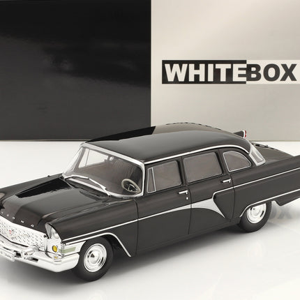 https://a.allegroimg.com/original/1142d3/a91373e546ed9c30ed3181695701/GAZ-13-Chalka-Czajka-Chaika-1960-Black-WhiteBox-1-24-Model-Samochodu-124080-Marka-WhiteBox