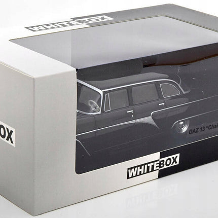 https://a.allegroimg.com/original/113456/6791ae5d45d5a6d22004e214a173/GAZ-13-Chalka-Czajka-Chaika-1960-Black-WhiteBox-1-24-Model-Samochodu-124080-Skala-skale-1-19-do-1-25