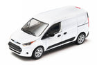 White diecast model van in 1:18 scale with detailed black trim, displayed on a white background.