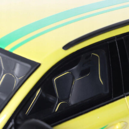 GT Spirit Audi S3 MTM 2022 Yellow Metallic 1:18 Resin Limited GT891 With Custom Plates