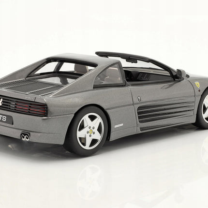 GT Spirit Ferrari 348 GTS Spider 1993 Gray Metallic 1:18 Resin Limited Edition With Custom Number Plates