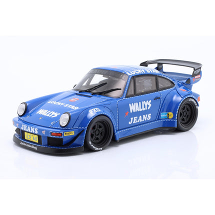 GT Spirit Porsche 911 (964) RWB “Osho” Arrow Blue 1:18 Resin Limited Edition with Custom Plates