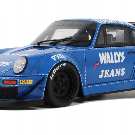GT Spirit Porsche 911 (964) RWB “Osho” Arrow Blue 1:18 Resin Limited Edition with Custom Plates