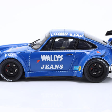 GT Spirit Porsche 911 (964) RWB “Osho” Arrow Blue 1:18 Resin Limited Edition with Custom Plates