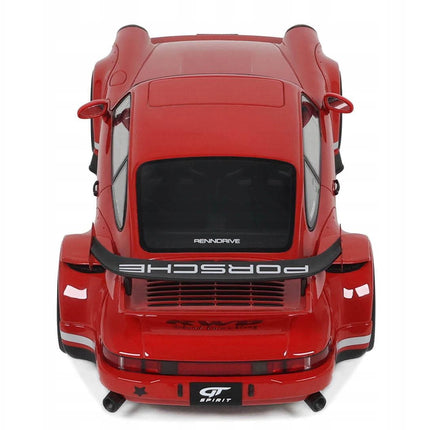GT Spirit Porsche 911 964 RWB Painkiller Indian Red 1:18 Resin Model With Custom  Plates