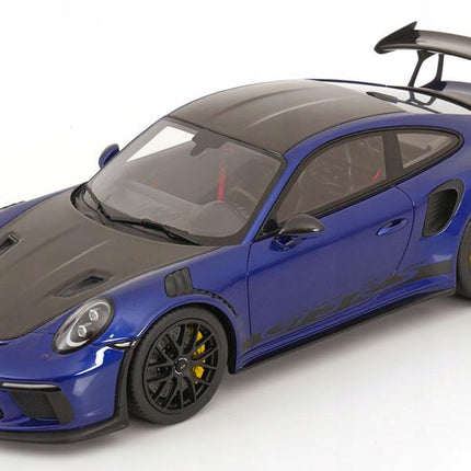 GT Spirit Porsche 911 991 II GT3 RS Weissach Package 2018 Blue 1:18 Limited Edition Resin Model GT526