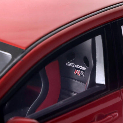 Honda Civic Mugen RR (FD2) 2008 Milano Red Otto Mobile 1:18 OT1019 Diecast Car Model with Custom Plates