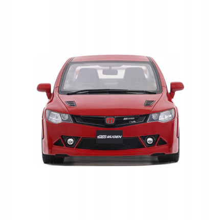 Honda Civic Mugen RR (FD2) 2008 Milano Red Otto Mobile 1:18 OT1019 Diecast Car Model with Custom Plates