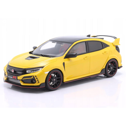 Honda Civic Type R Euro Spec 2020 Sunlight Yellow 1:18 Resin Model