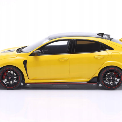 Honda Civic Type R Euro Spec 2020 Sunlight Yellow 1:18 Resin Model