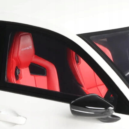 Honda Civic Type R FL5 2022 Diecast Model Car: Championship White, Custom Plates