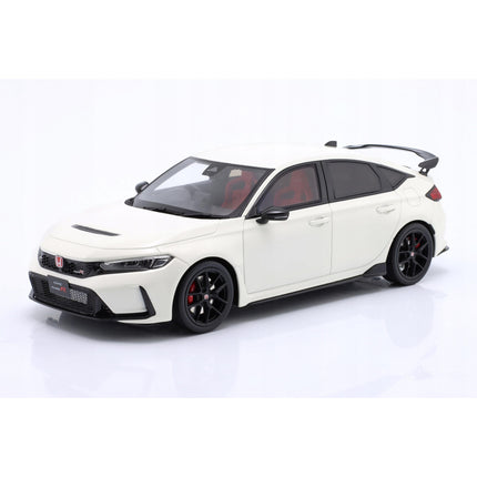 Honda Civic Type R FL5 2022 Diecast Model Car: Championship White, Custom Plates