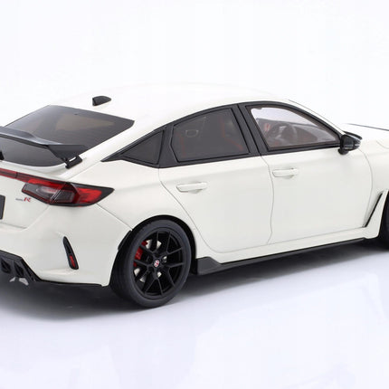 Honda Civic Type R FL5 2022 Diecast Model Car: Championship White, Custom Plates
