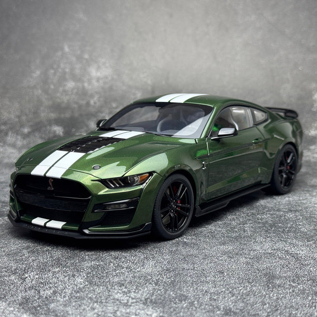 AutoArt Ford Mustang Shelby GT500 Blue 1:18 Diecast Model Car - studio product photo of the scale model