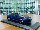 Minichamps Porsche 911 Carrera 4S 2019 1:18 Blue Metallic Diecast Model Car - detailed collector display model