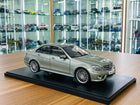 AutoArt Mercedes-Benz C63 AMG Grey 1:18 Diecast Model Car - detailed collector display model