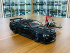 Motor Helix Nissan Skyline GT-R R34 Z-Tune Nismo 1/18 Black Pearl Diecast Model - detailed collector display model
