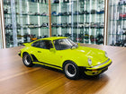 Minichamps Porsche 911 Turbo (1977) 1/12 Diecast Model Light Green - detailed collector display model