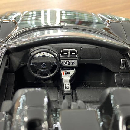 1/18 Resin Mercedes-Benz CLK GTR Black Model Car by GT Spirit - detailed die-cast style model