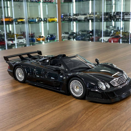 1/18 Resin Mercedes-Benz CLK GTR Black Model Car by GT Spirit - detailed collector display model