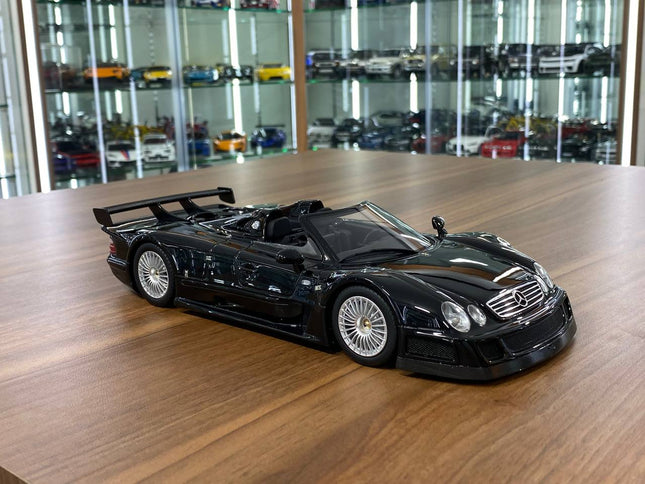 1/18 Resin Mercedes-Benz CLK GTR Black Model Car by GT Spirit - detailed collector display model