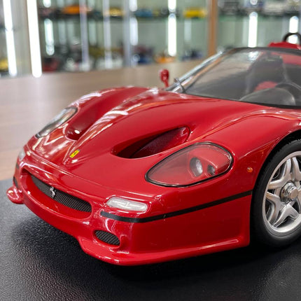 KK Scale 1:18 Ferrari F50 Diecast Model Car Red Silver Wheels - detailed die-cast style model