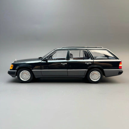 Norev Mercedes-Benz S124 300D T- 1990 Black 1:18 Diecast Model Car - collectible scale model car
