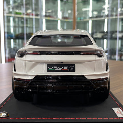 MR Collection Models 1/18 Lamborghini URUS S Resin Model Balloon White Limited Edition - premium collector scale model