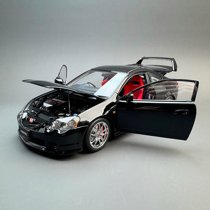 LCD Model Honda Integra DC5 Type R Black 1:18 Diecast Model Car - scale model collectible piece